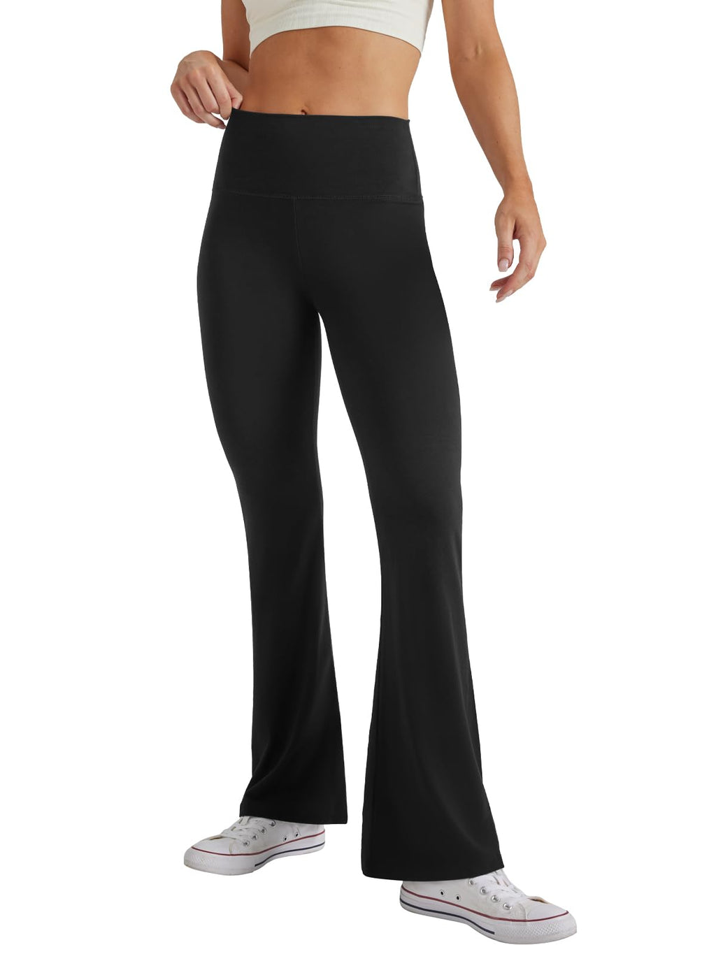 SEAJOJO Women's Flare Yoga Pants High Waist Bootcut Leggings