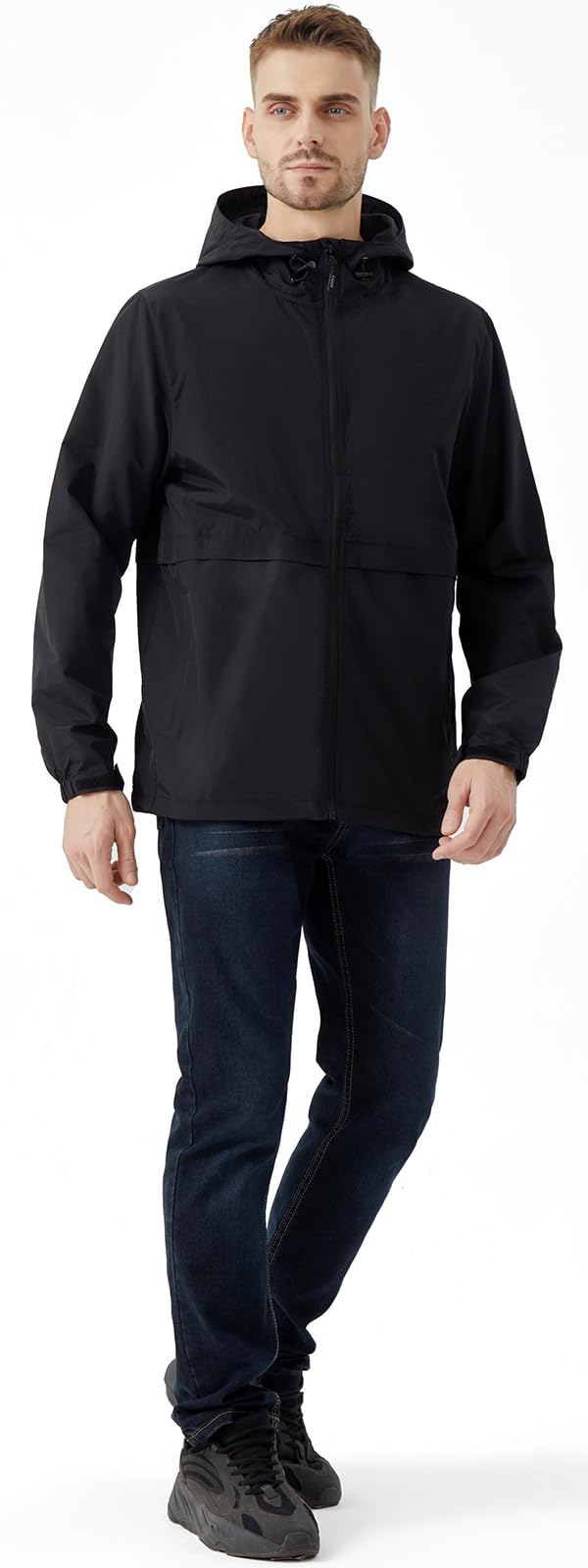 Men’s Packable Hooded Windbreaker