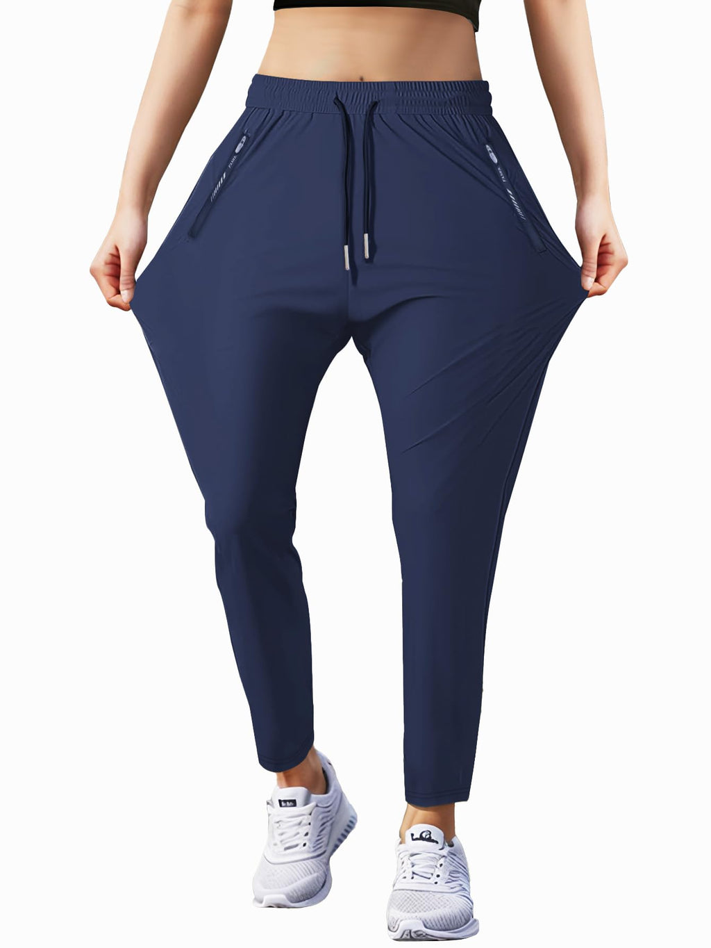 Hidkat Women's Outdoor Hiking Pants Stretchy Running Athletic Pants
