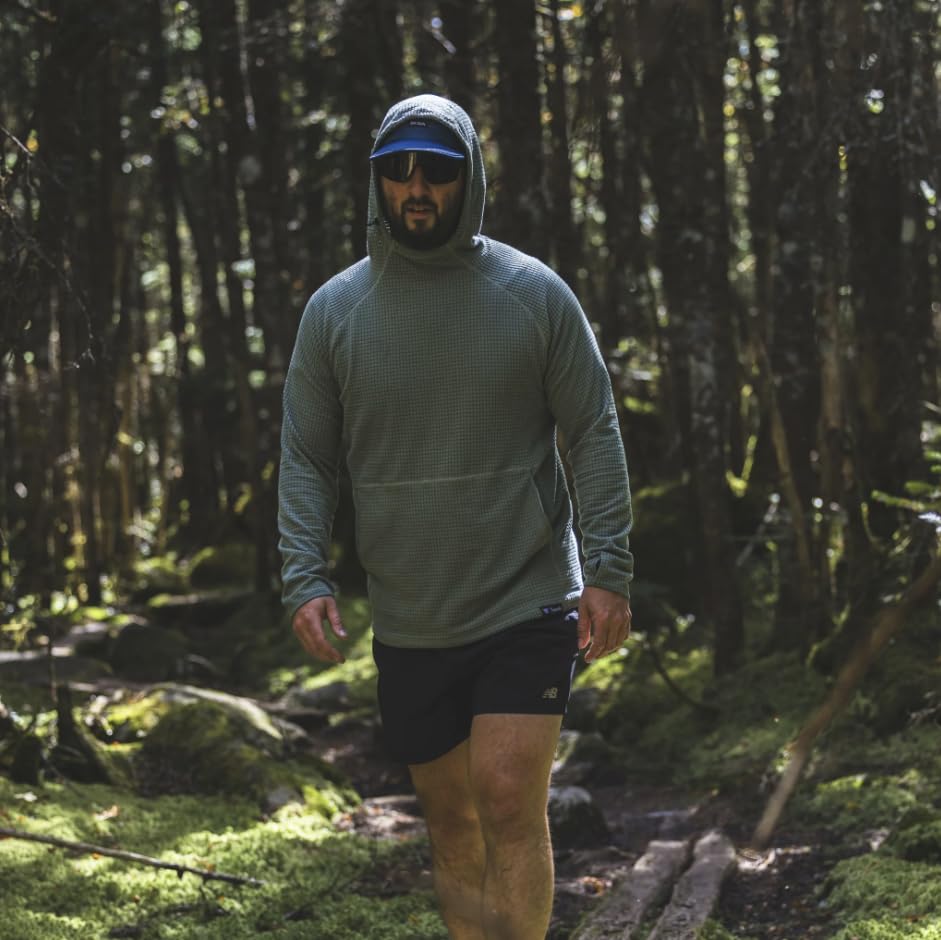 Men’s Lightweight Microgrid Fleece Hoodie
