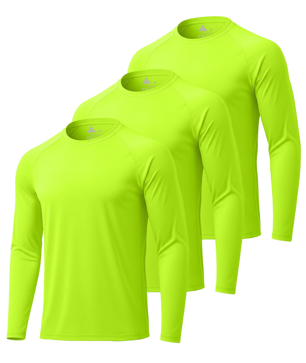Mens Long Sleeve Tee Shirts Sun Protection Fast Dry
