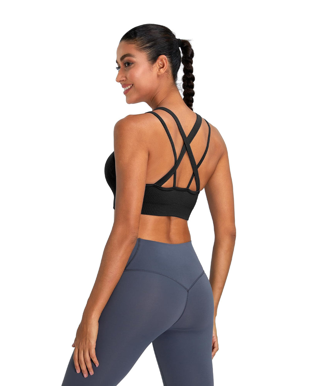 Women's High-Support Criss-Cross Sports Bra