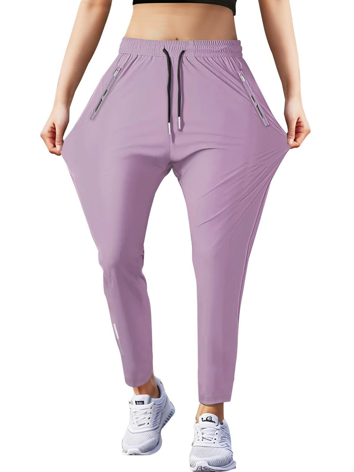 Hidkat Women's Outdoor Hiking Pants Stretchy Running Athletic Pants