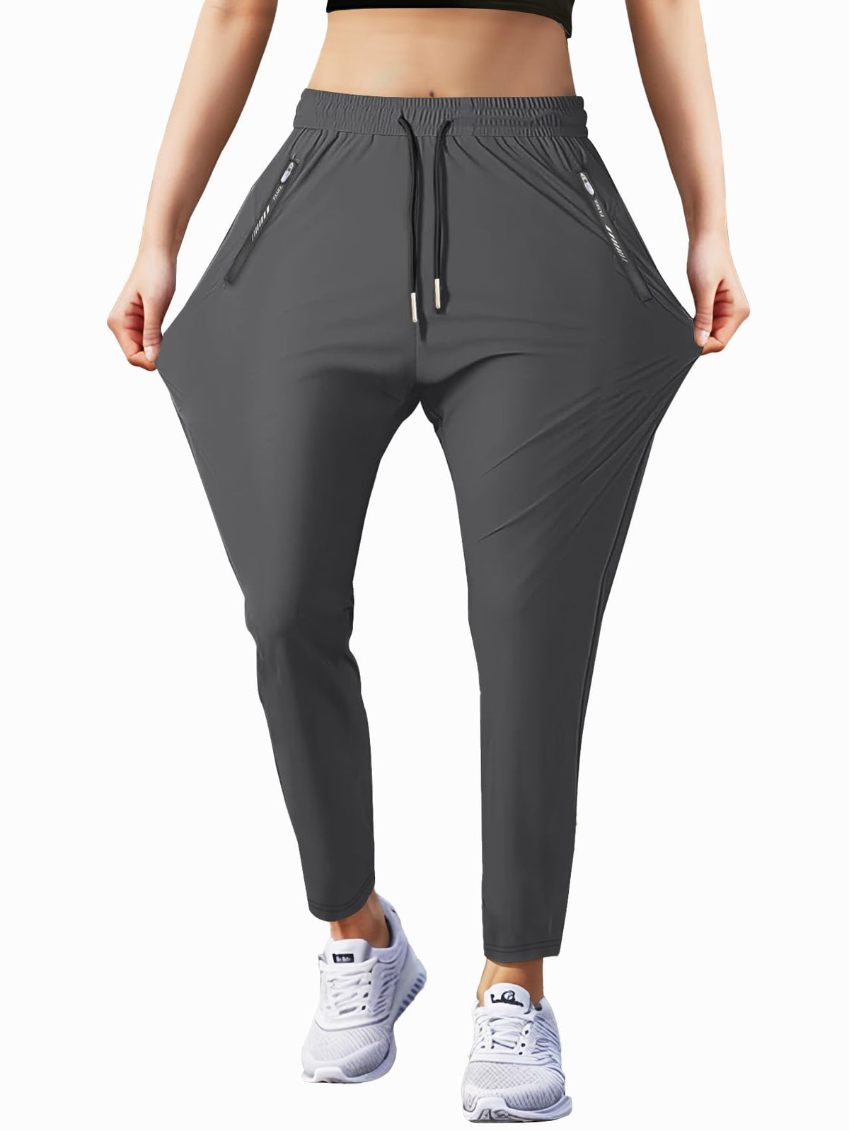 Hidkat Women's Outdoor Hiking Pants Stretchy Running Athletic Pants