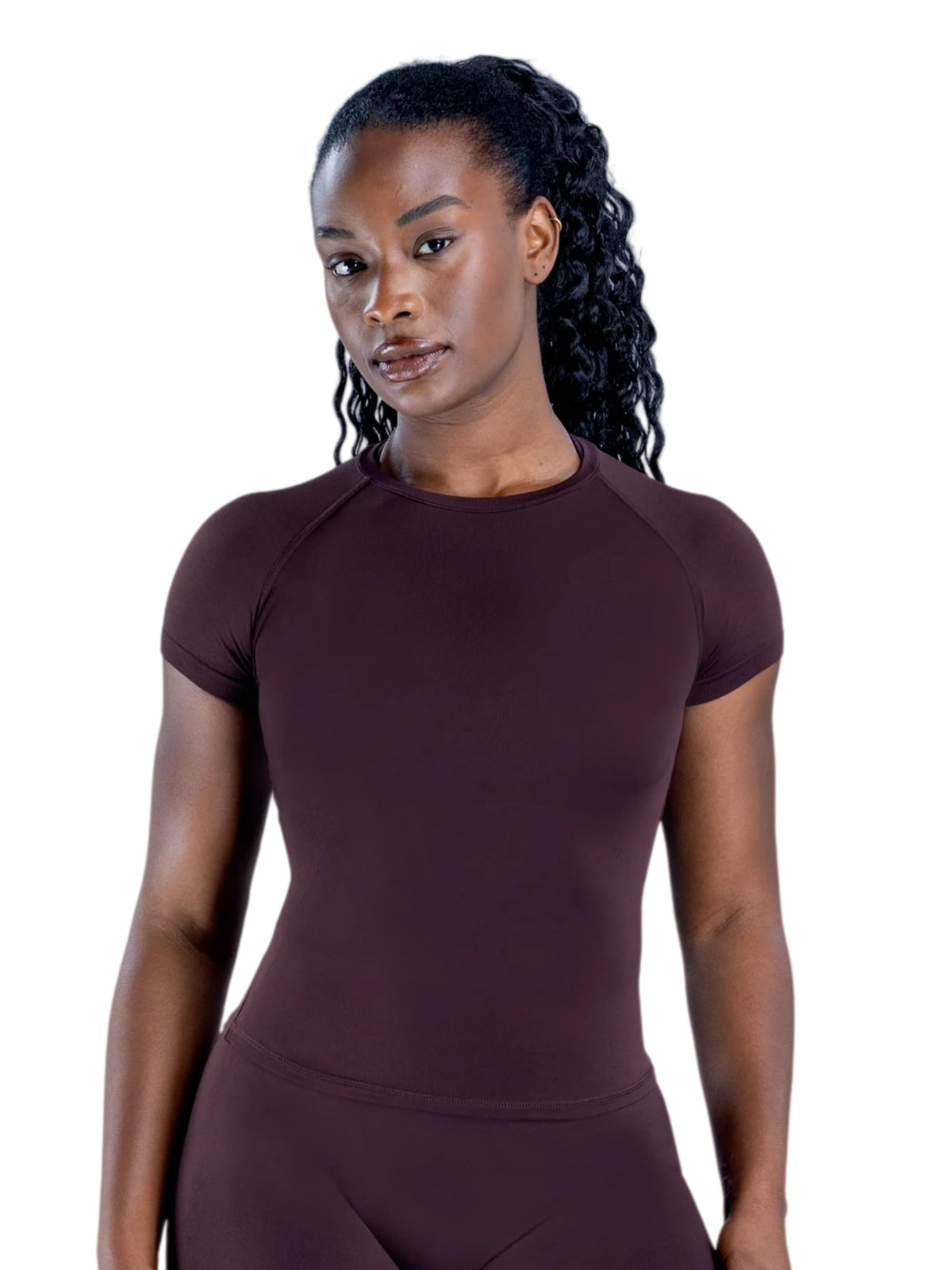Women’s Seamless Cropped Workout Tee