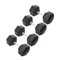90LB Rubber Hex Dumbbell Set