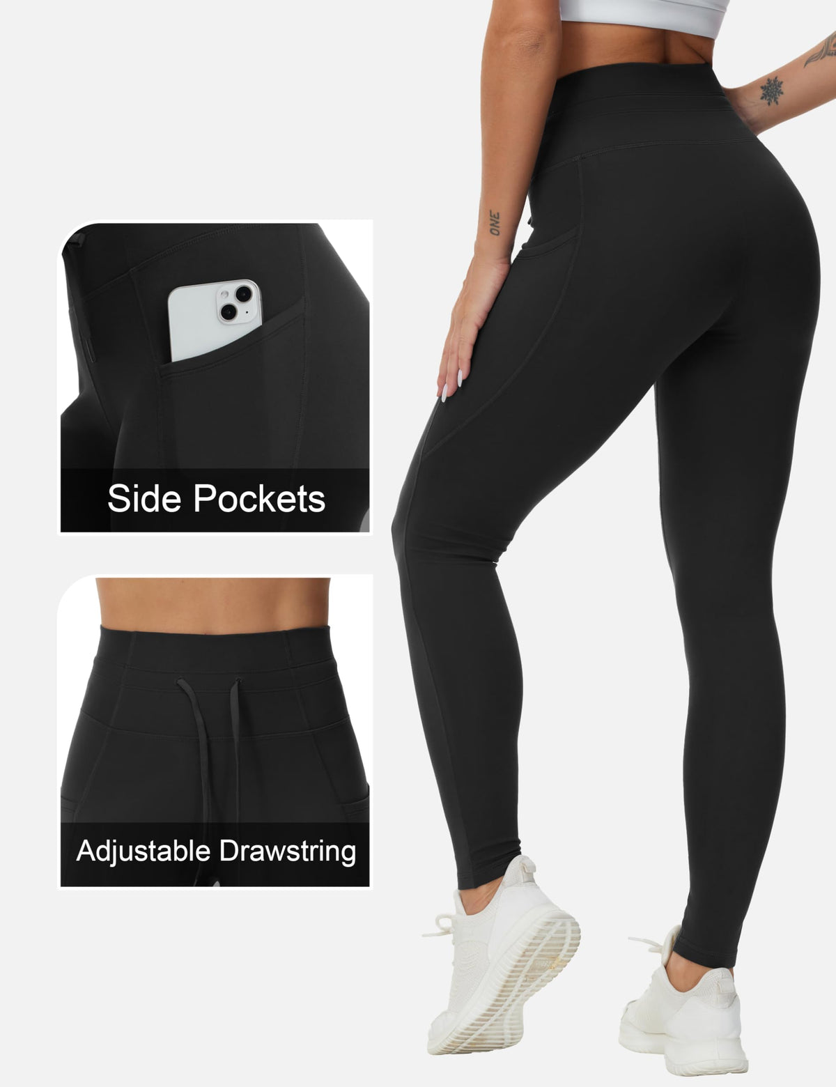 Women’s Drawstring Pocket Leggings