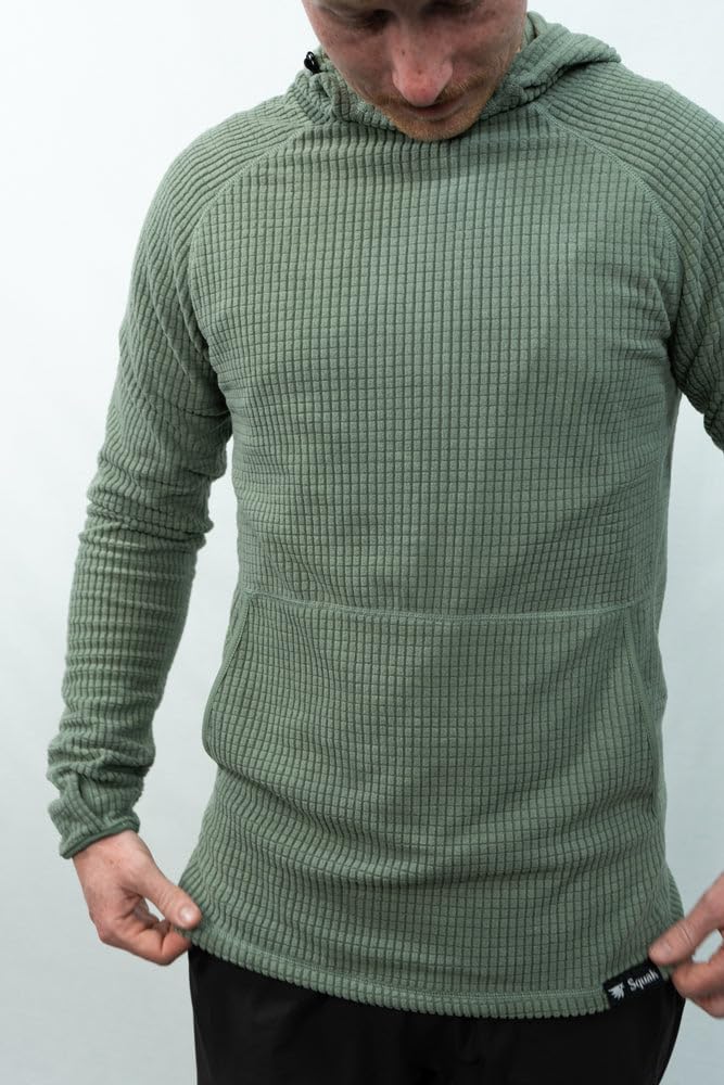 Men’s Lightweight Microgrid Fleece Hoodie