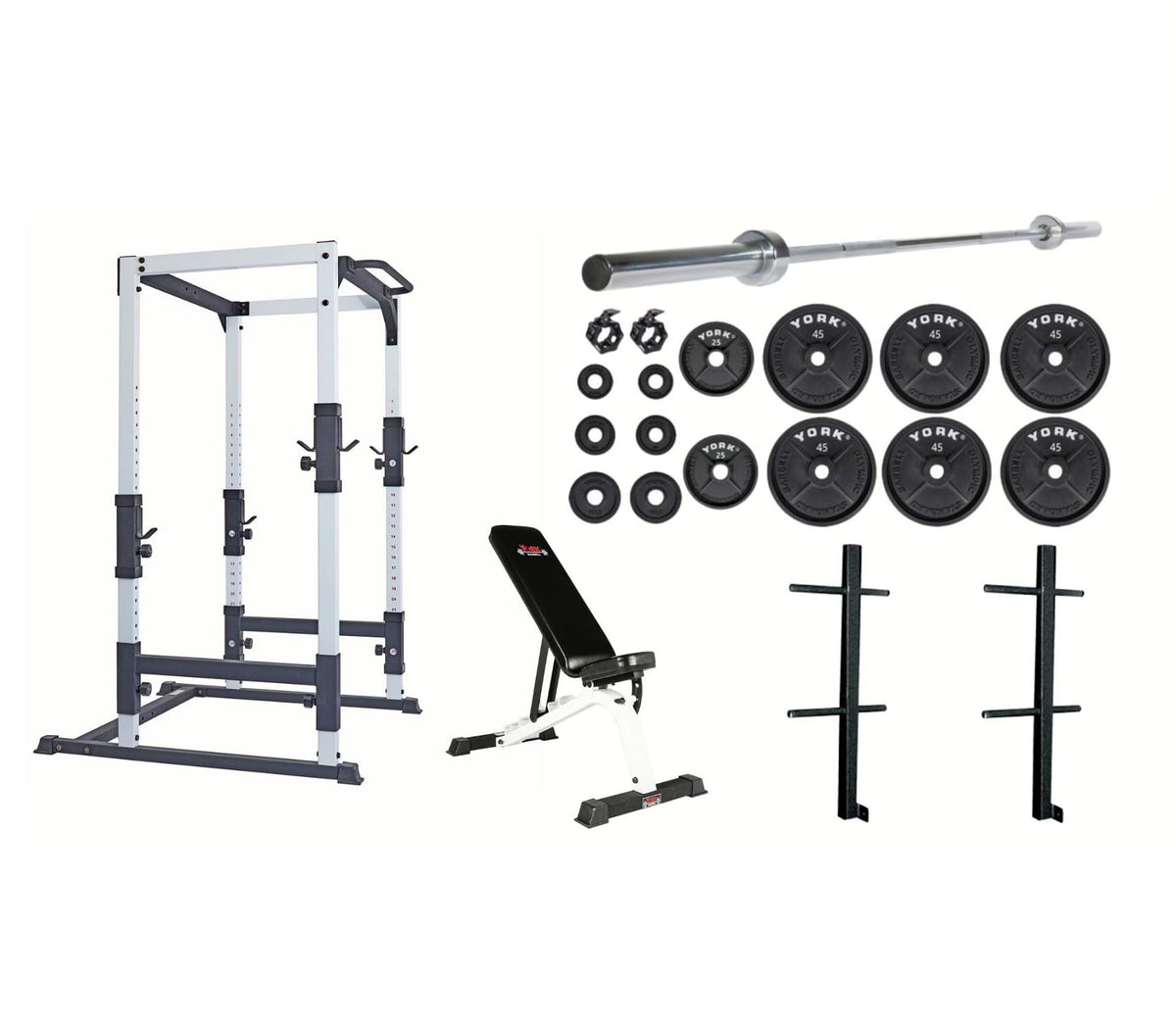 Home Gym Power Cage & Weight Set