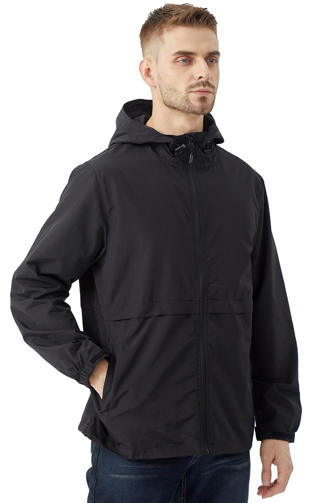 Men’s Packable Hooded Windbreaker