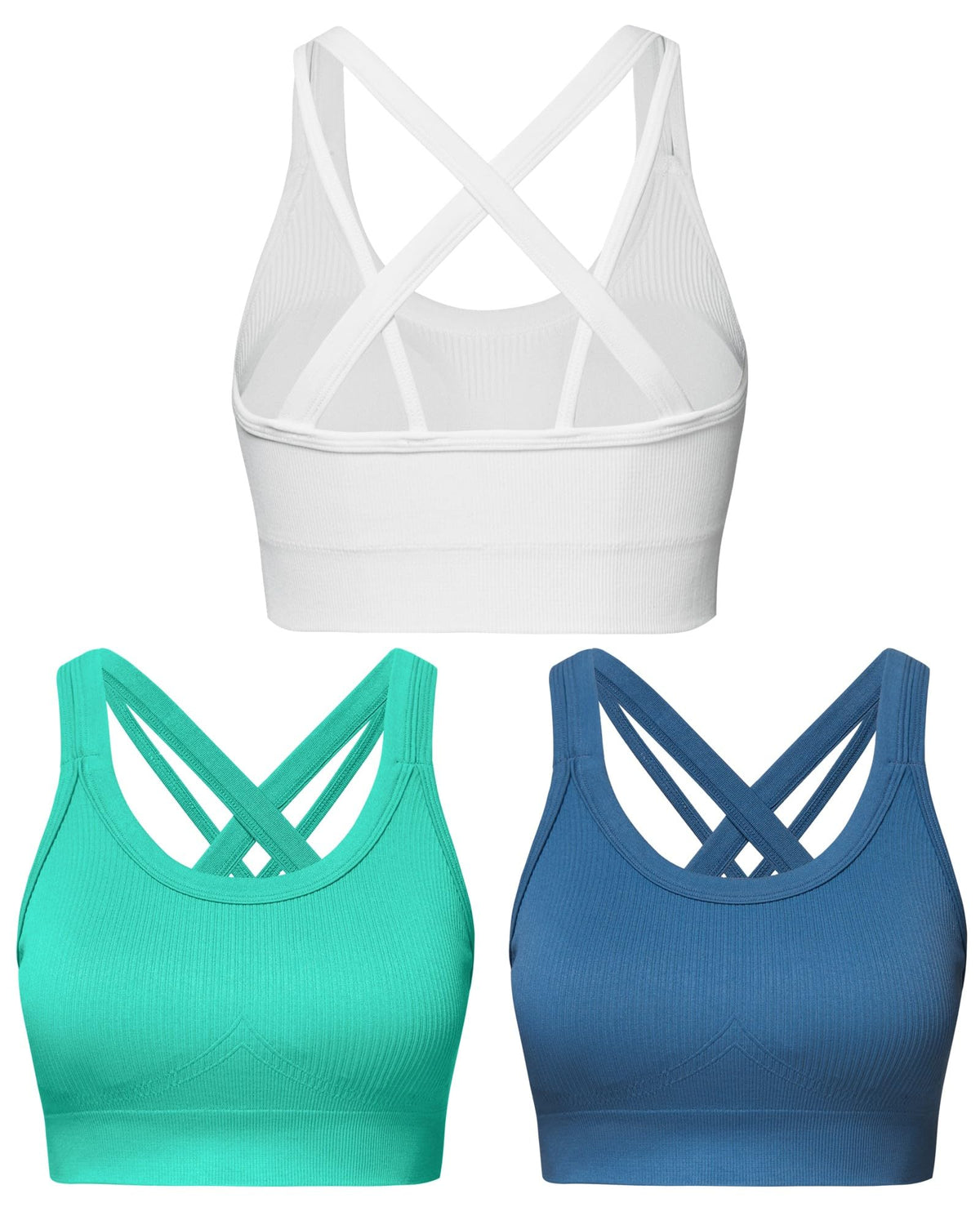 Women's High-Support Criss-Cross Sports Bra