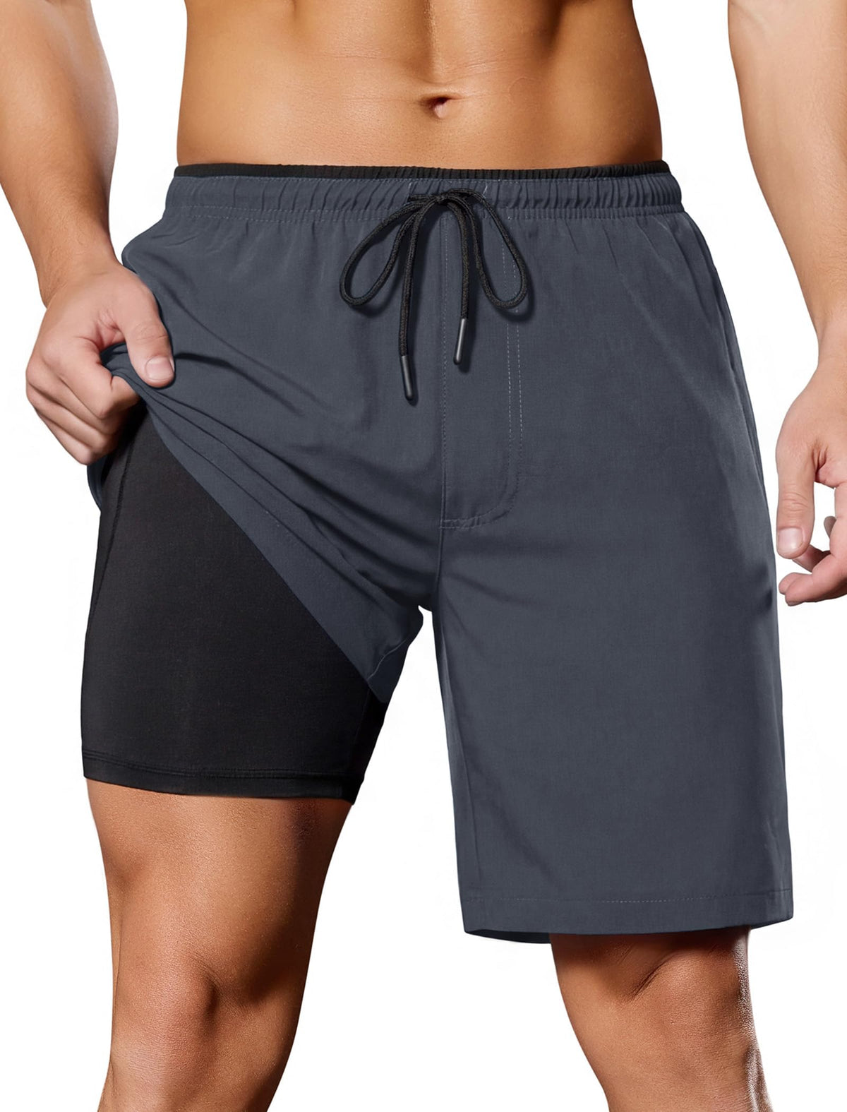 Men’s 2-in-1 Quick-Dry Running Shorts