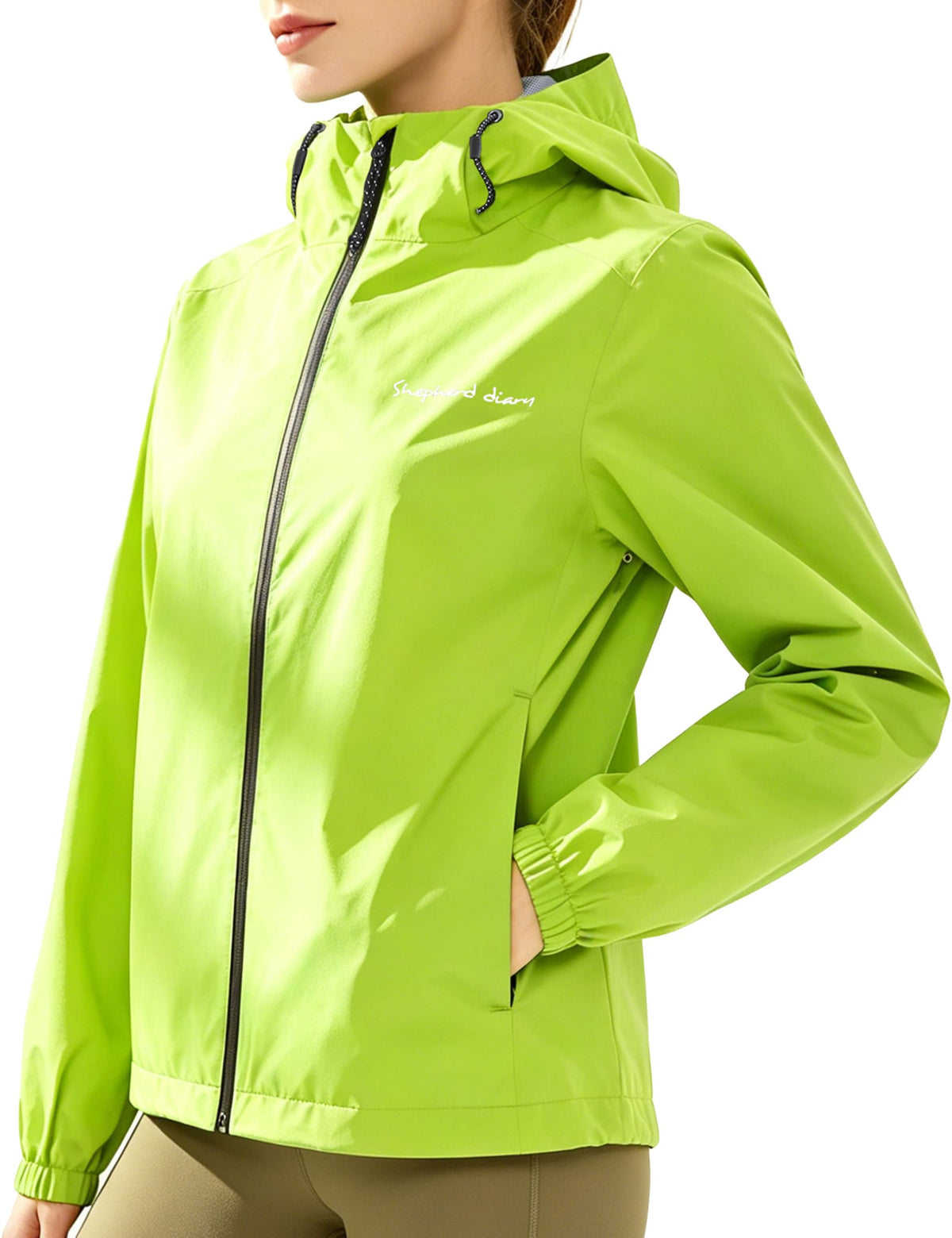 Women’s Waterproof Hooded Windbreaker