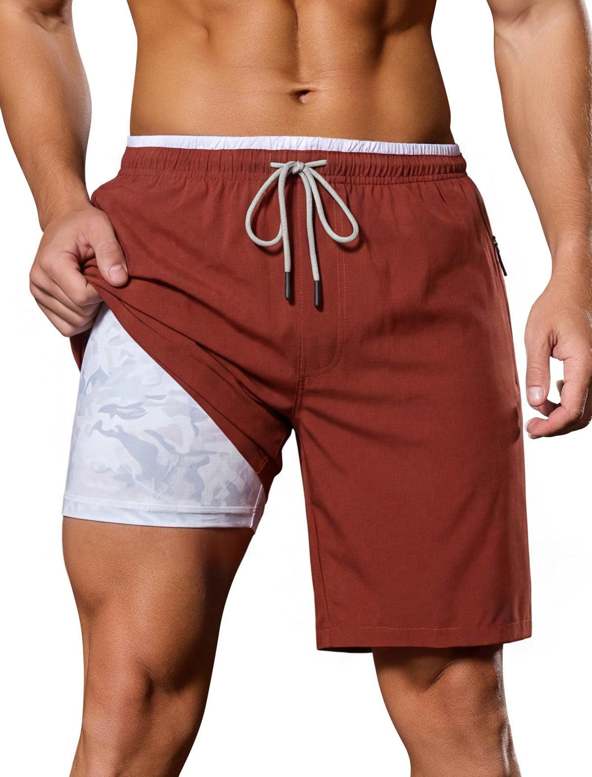 Men’s 2-in-1 Quick-Dry Running Shorts