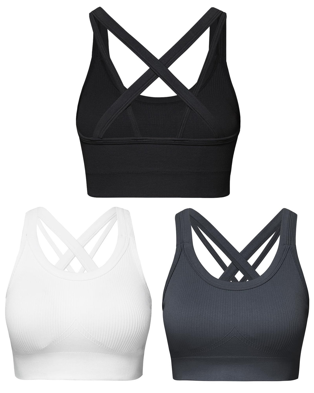Women's High-Support Criss-Cross Sports Bra