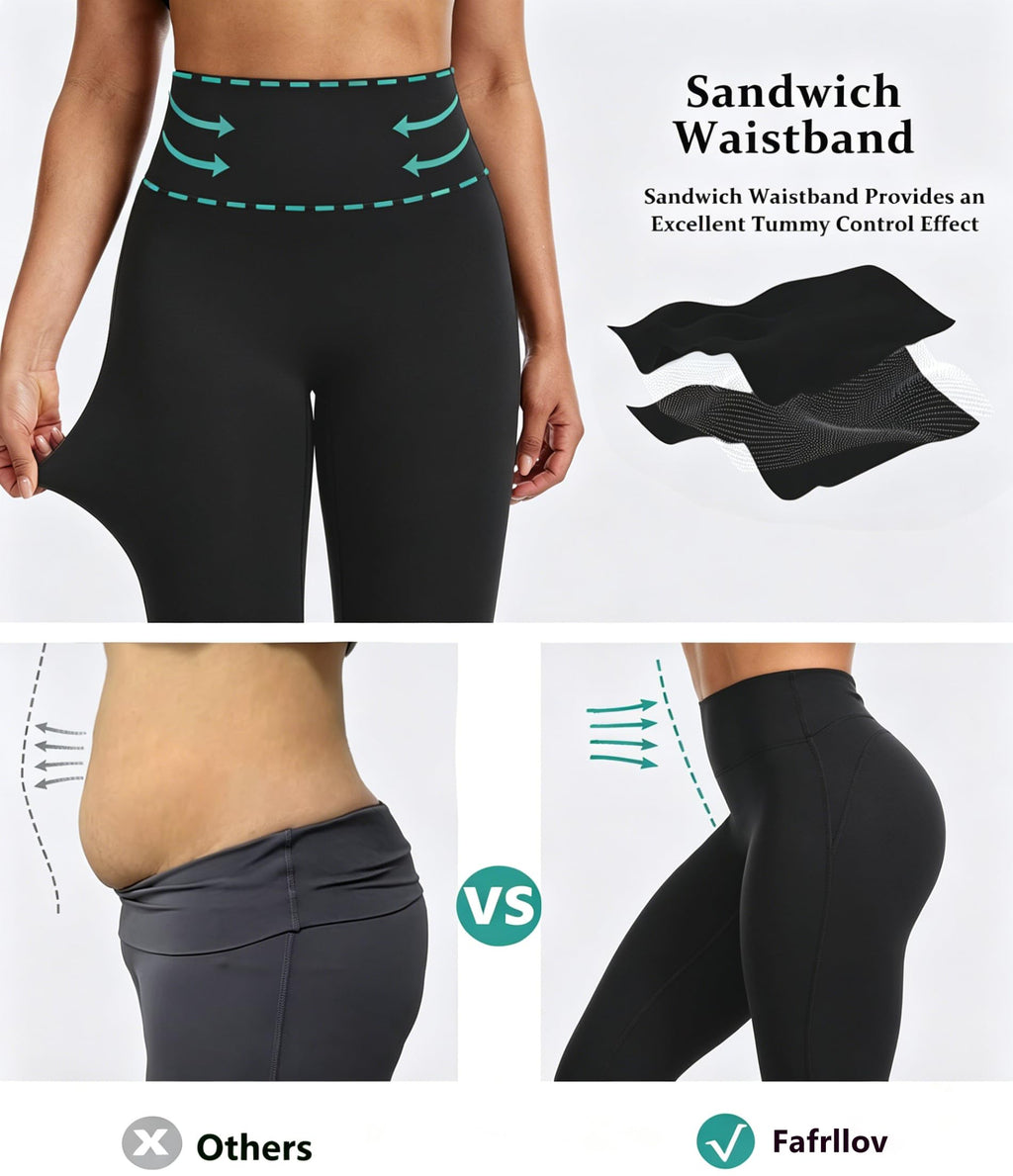 Fafrllov Womens Yoga Pants, Yoga Pants for Women 29-32“ Inseam