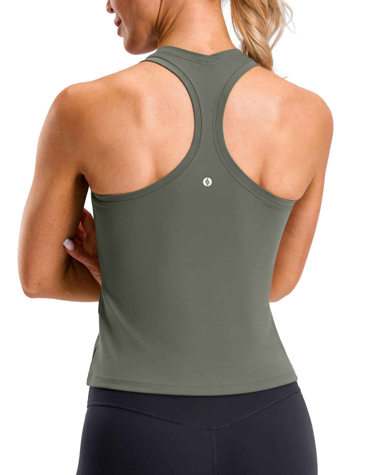 SANTINY Women's Workout Tank Tops Racerback Gym Shirts