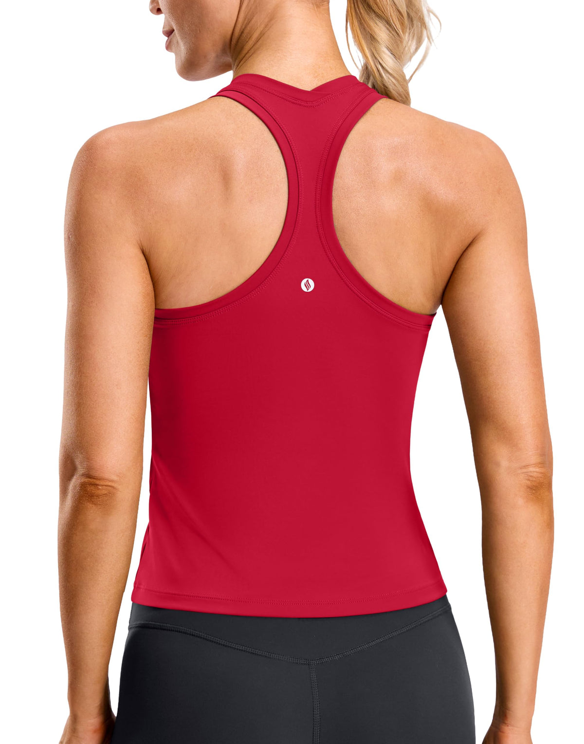 SANTINY Women's Workout Tank Tops Racerback Gym Shirts