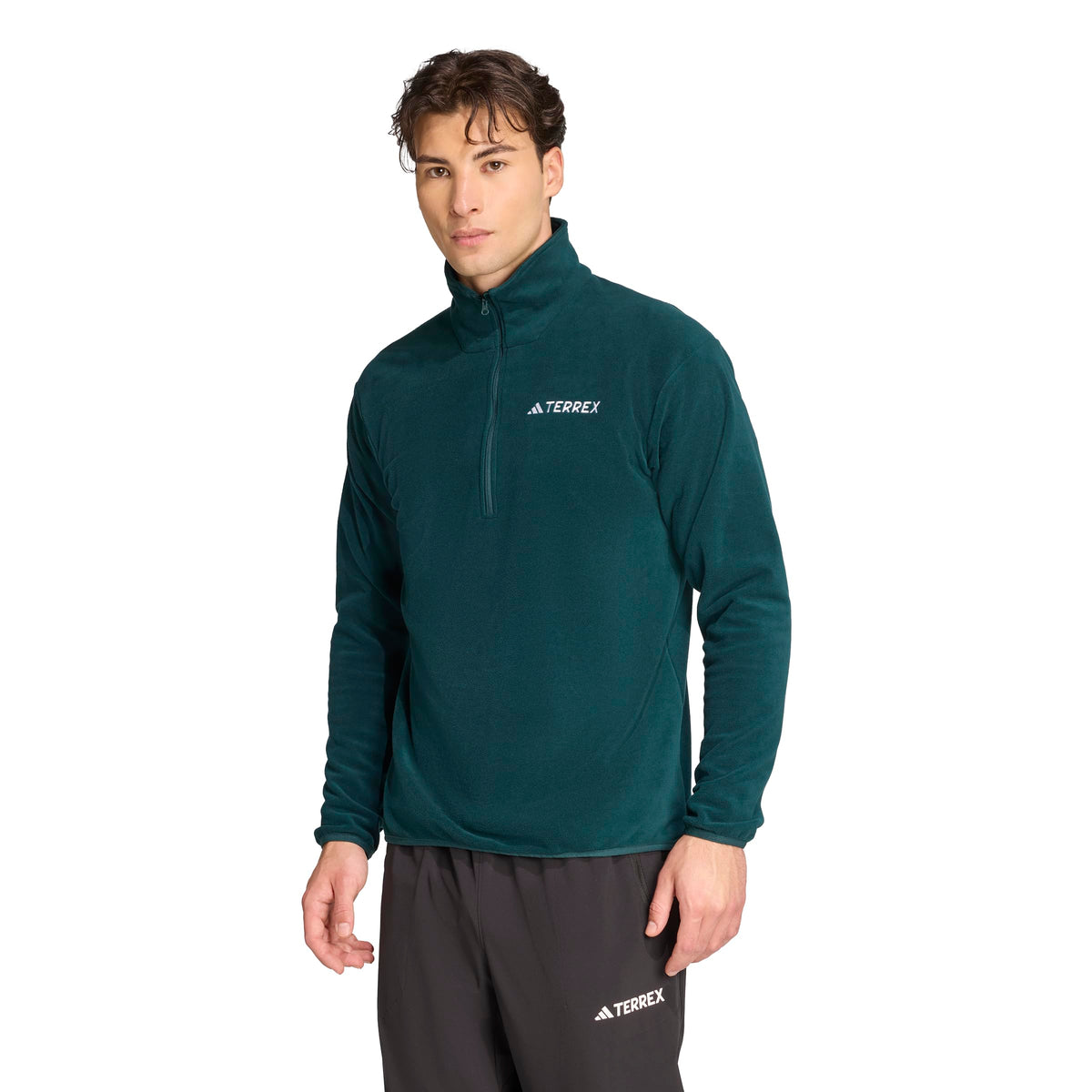 adidas Men's Terrex Multi Essentials Half-zip Fleece Hiking Jacket