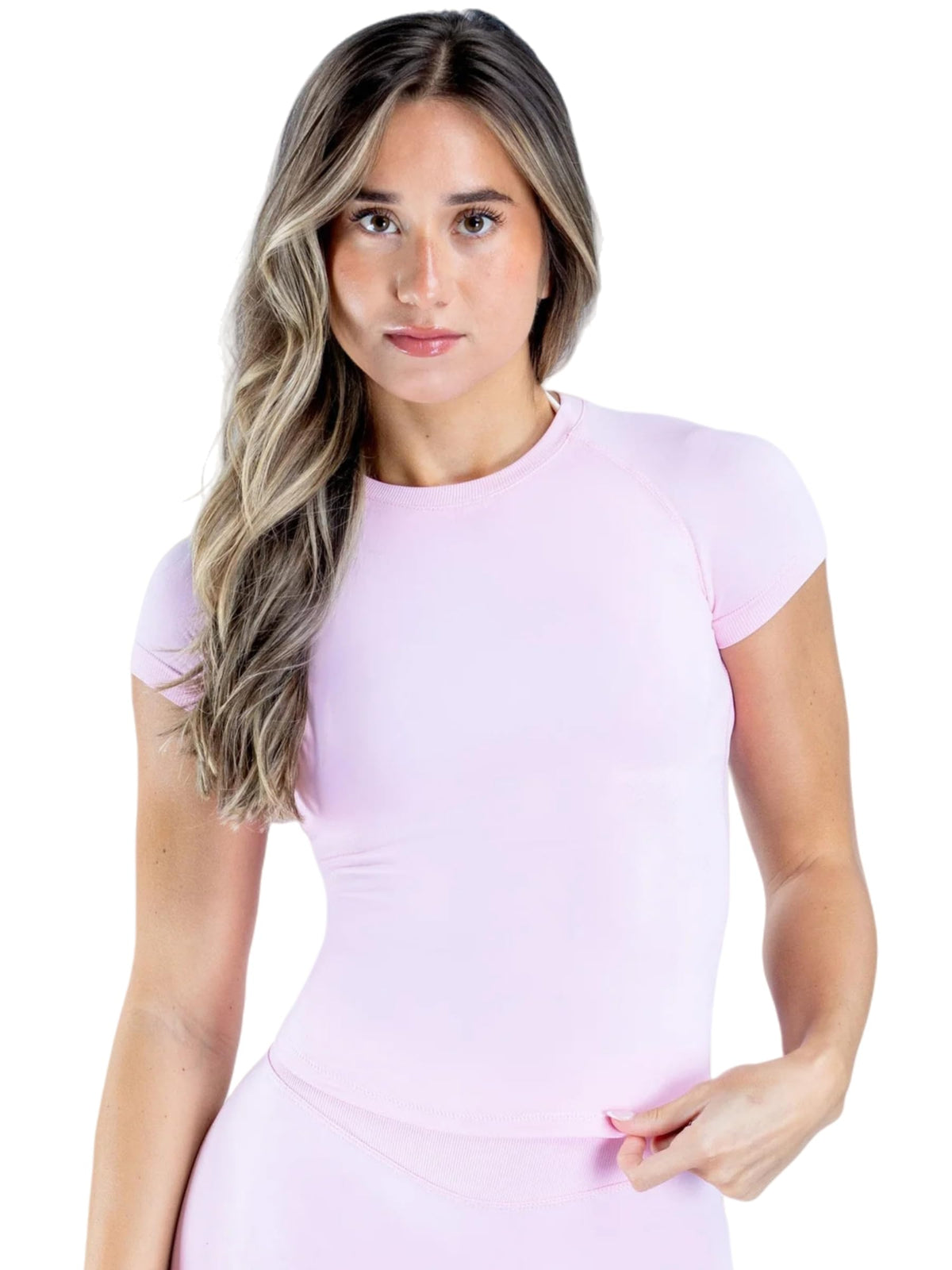 Women’s Seamless Cropped Workout Tee