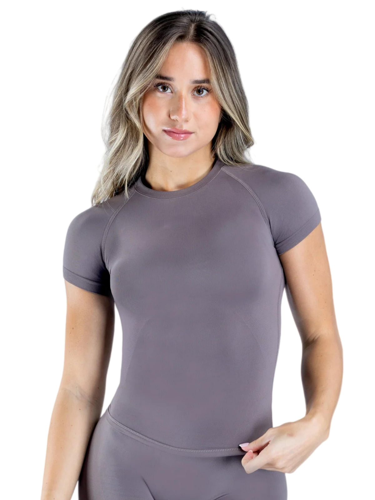 Women’s Seamless Cropped Workout Tee