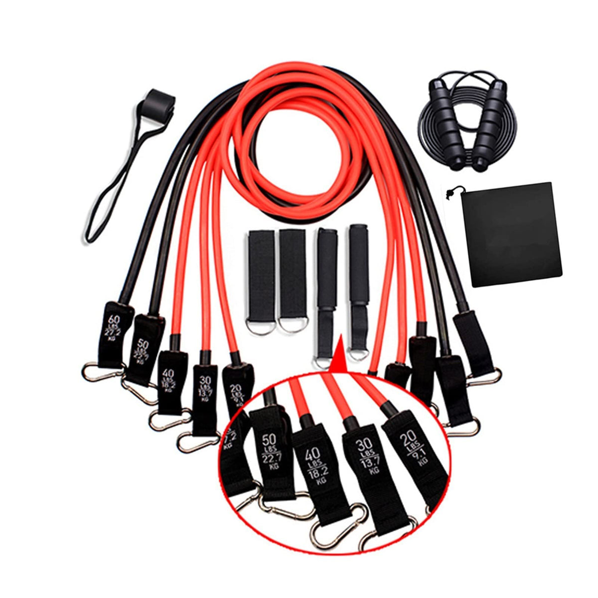 Portable Resistance Bands Set