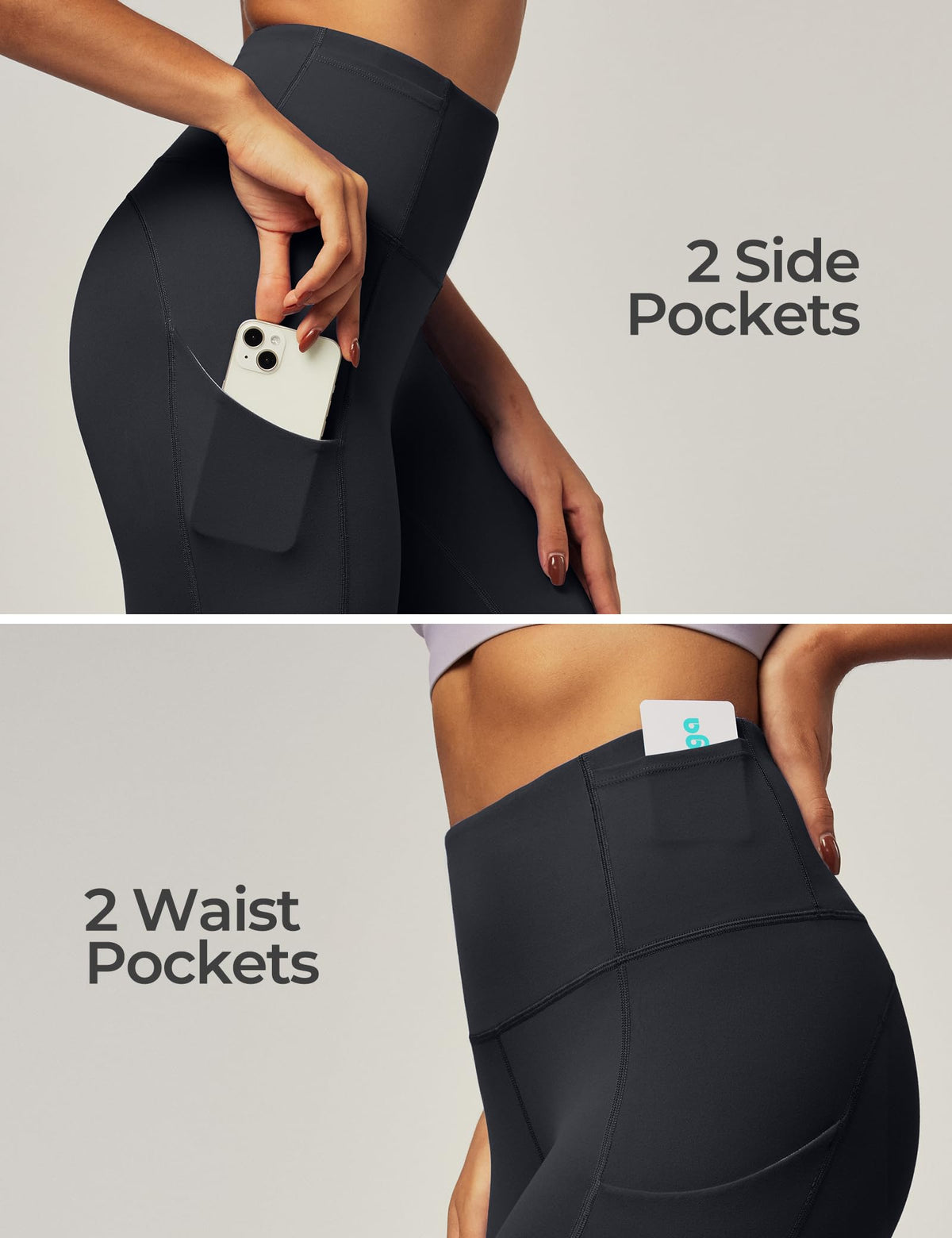 Women’s Pocket Tummy-Control Leggings