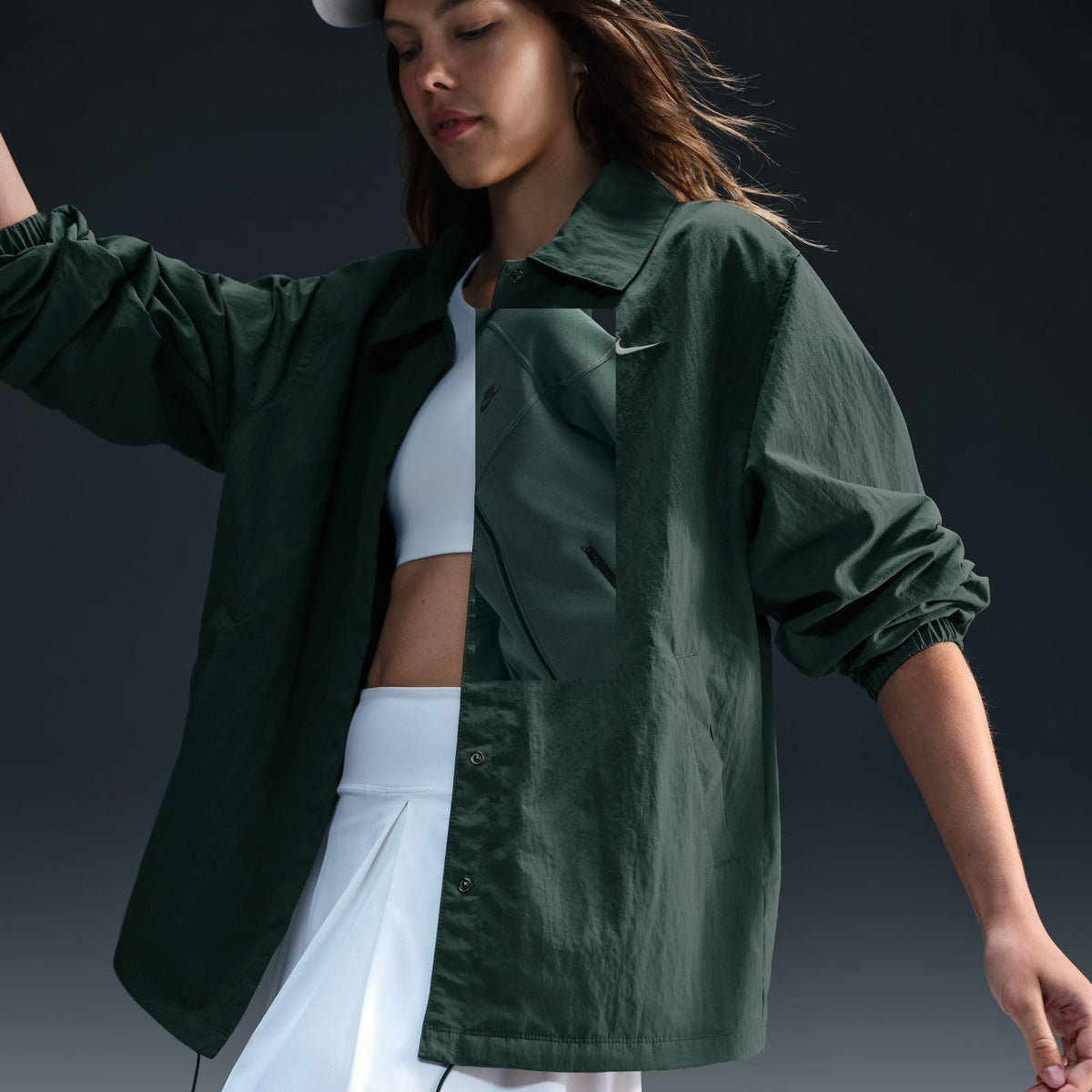 Women’s Oversized UV Woven Jacket
