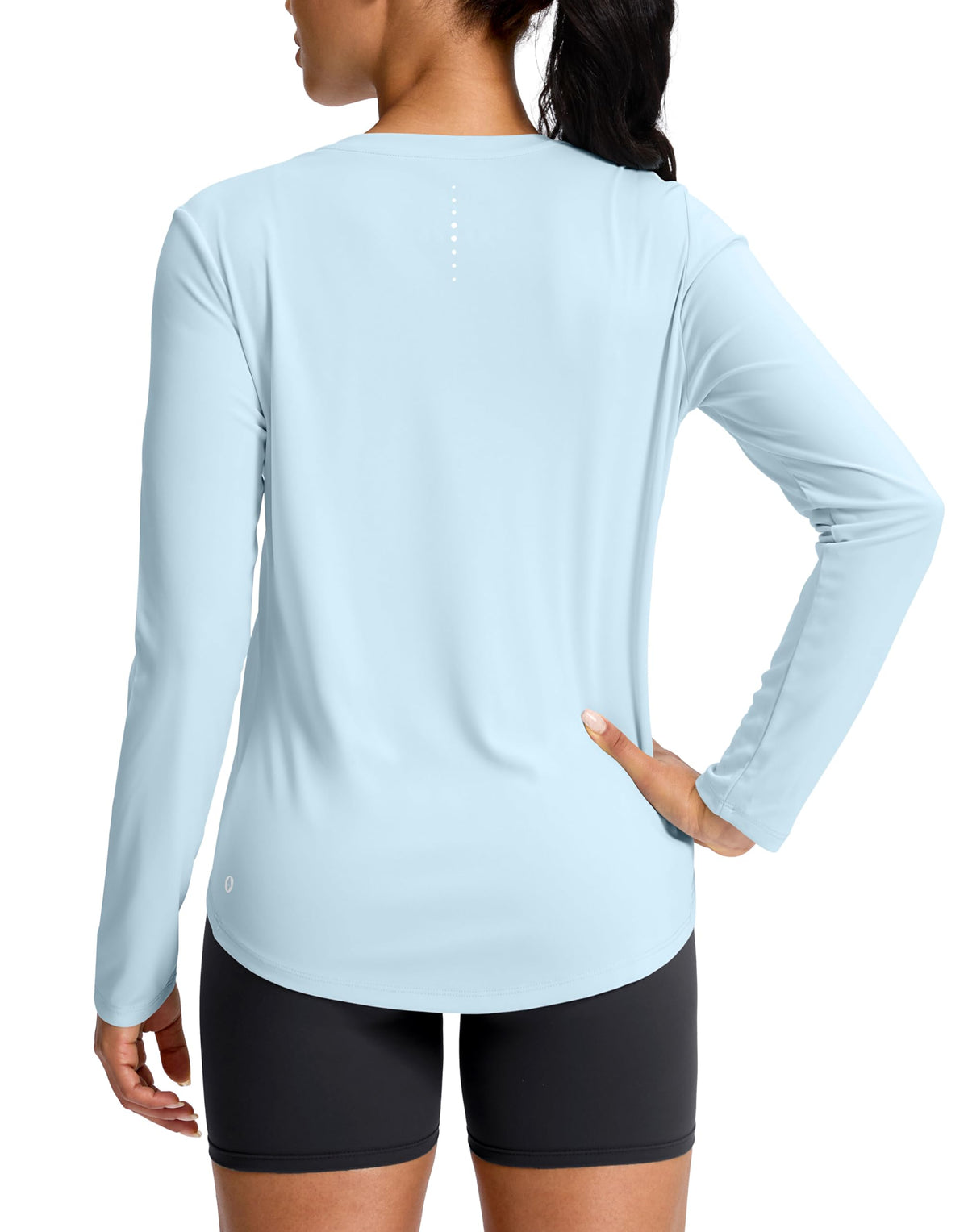 SANTINY Lightweight Long Sleeve Workout Tops for Women