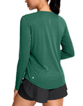 SANTINY Lightweight Long Sleeve Workout Tops for Women