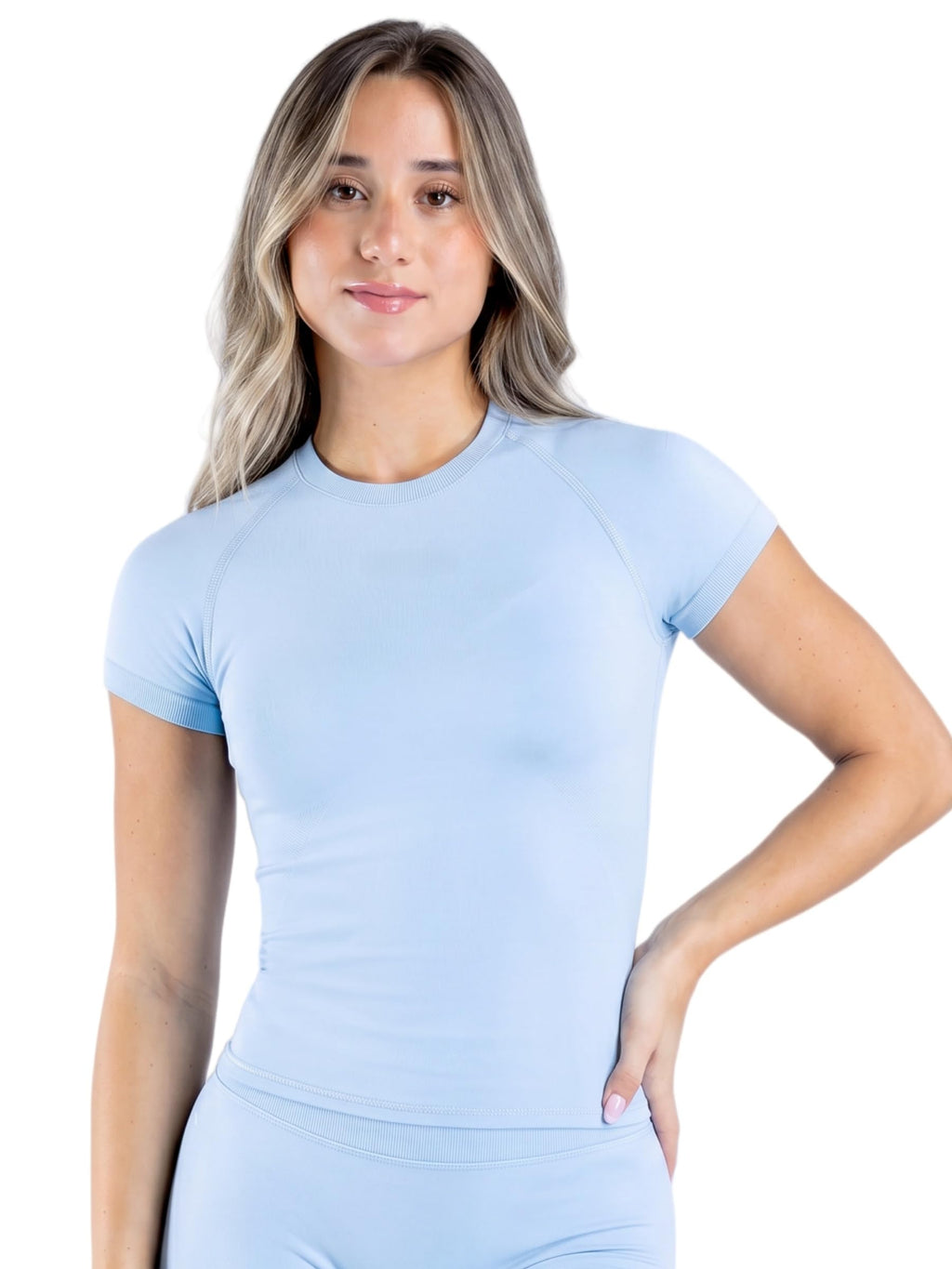 Women’s Seamless Cropped Workout Tee
