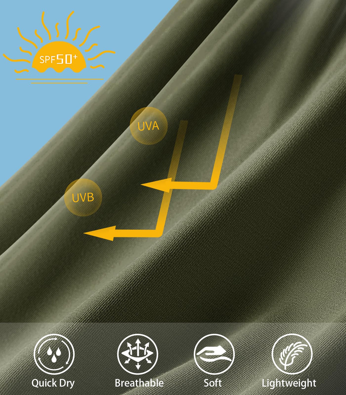 Men's UPF 50+ Long-Sleeve Sun Shirt