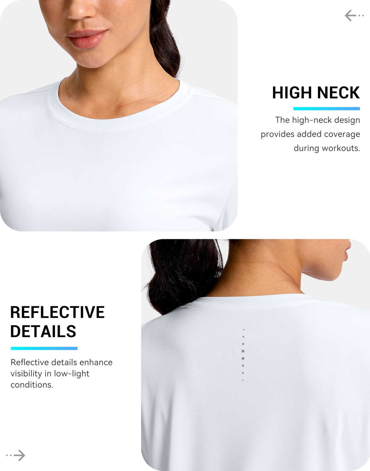 SANTINY Lightweight Long Sleeve Workout Tops for Women