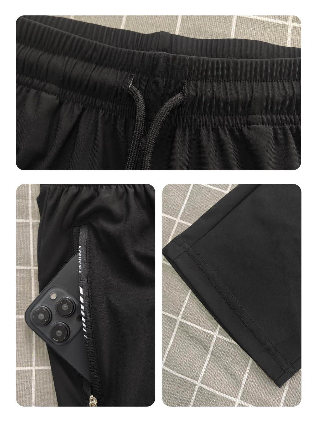 Hidkat Women's Outdoor Hiking Pants Stretchy Running Athletic Pants