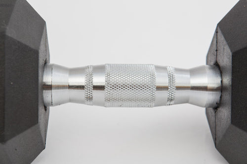 90LB Rubber Hex Dumbbell Set