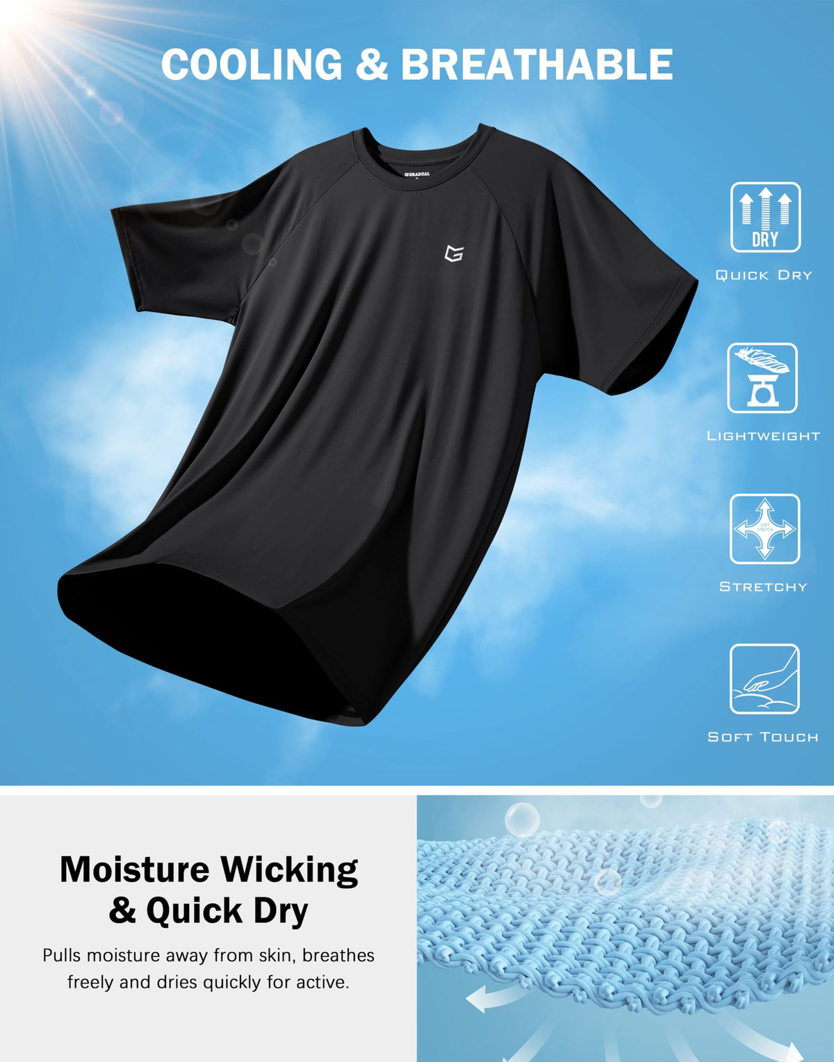Men's Quick-Dry Workout Tee