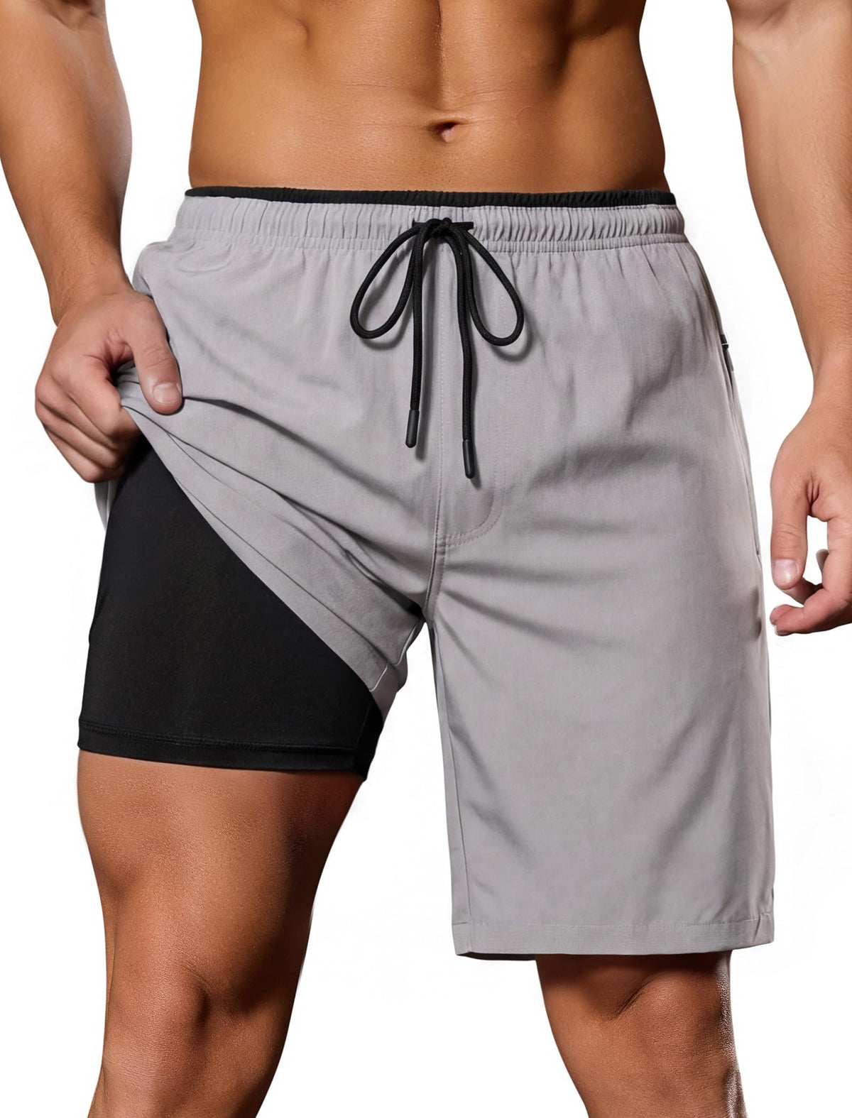 Men’s 2-in-1 Quick-Dry Running Shorts