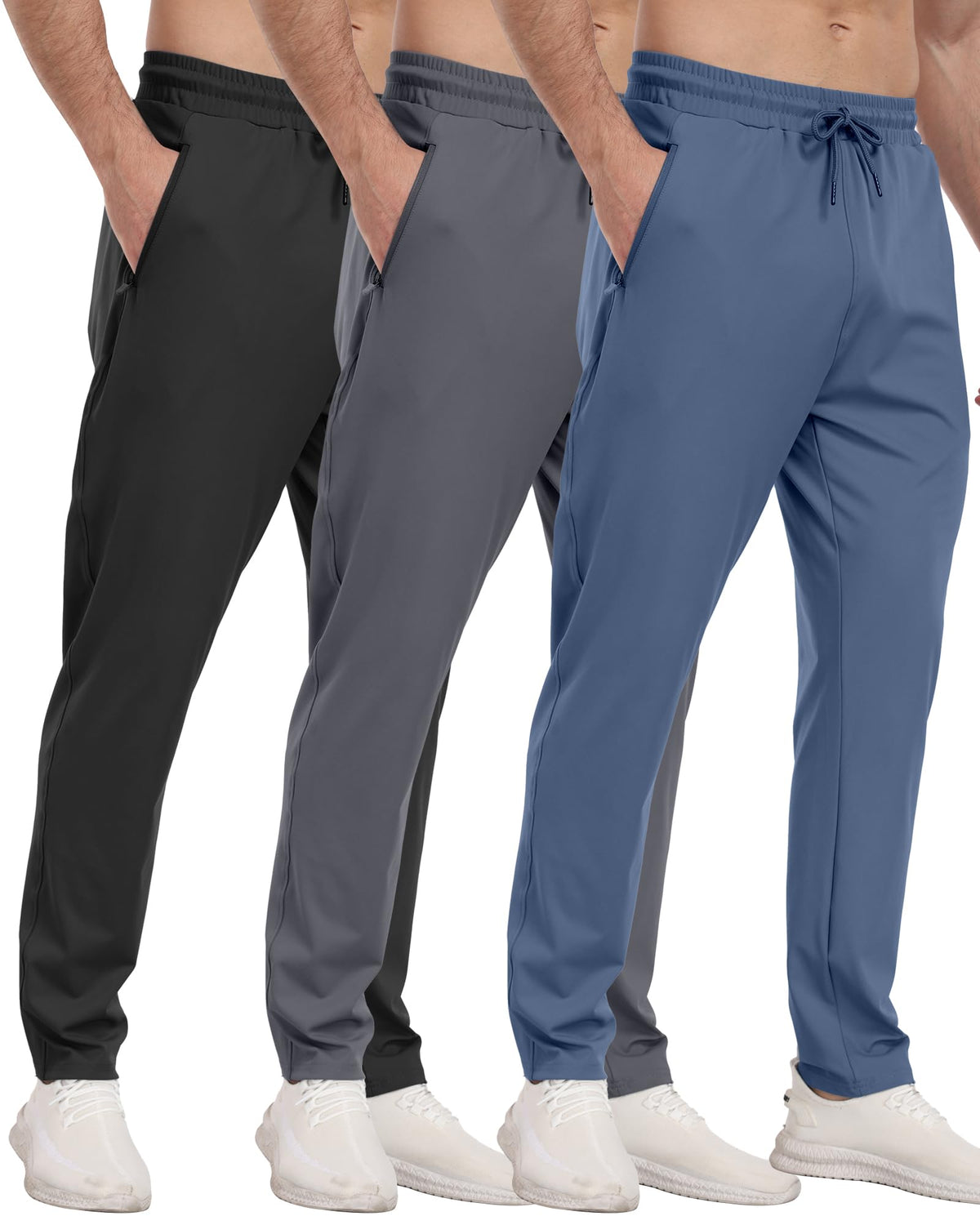 Men’s Zipper Pocket Athletic Joggers