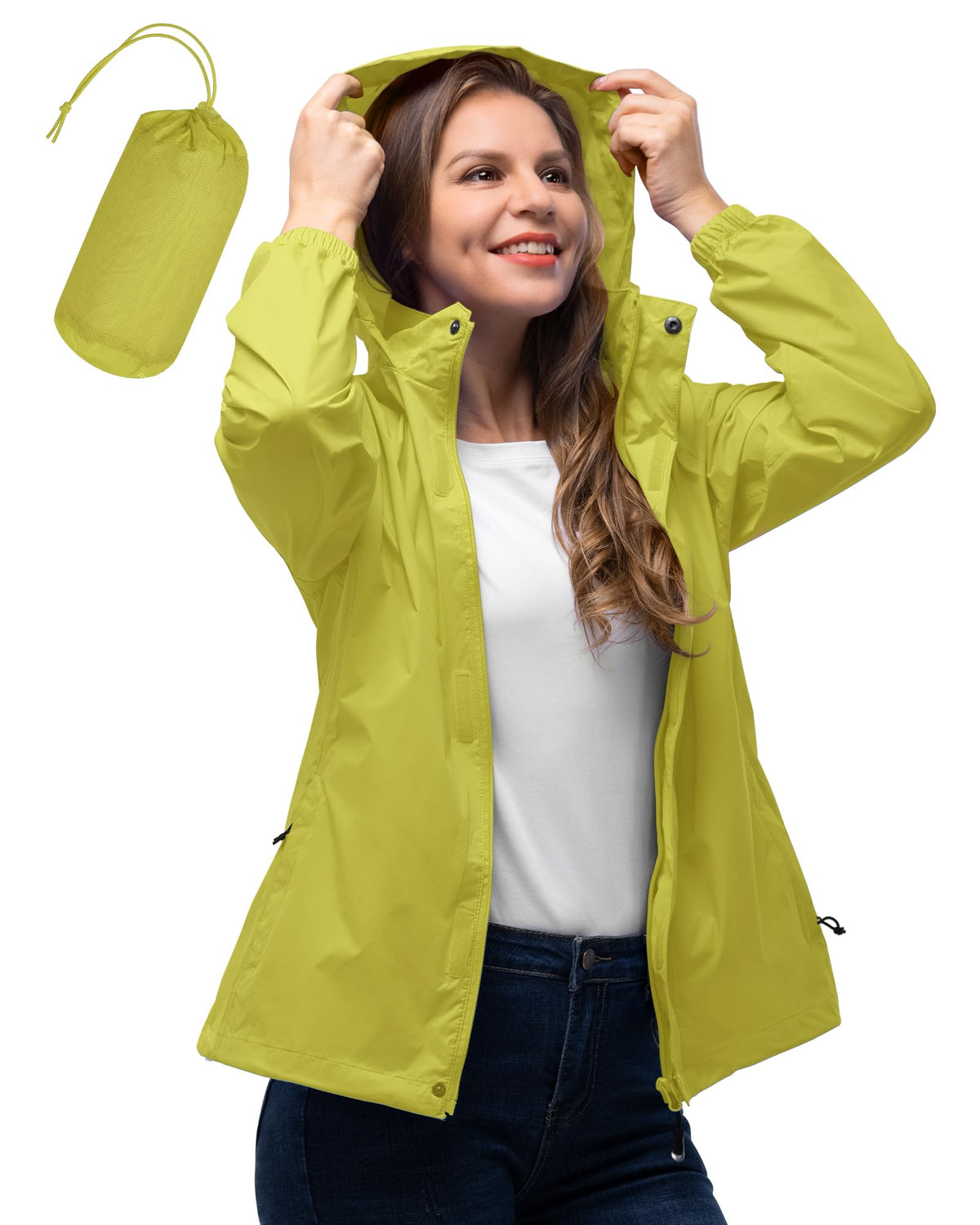 Women’s Packable Waterproof Rain Jacket