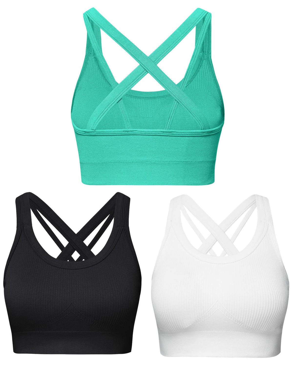 Women's High-Support Criss-Cross Sports Bra