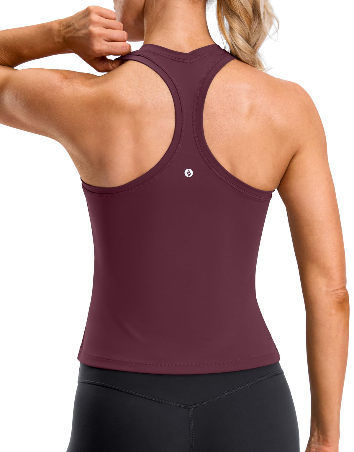 SANTINY Women's Workout Tank Tops Racerback Gym Shirts