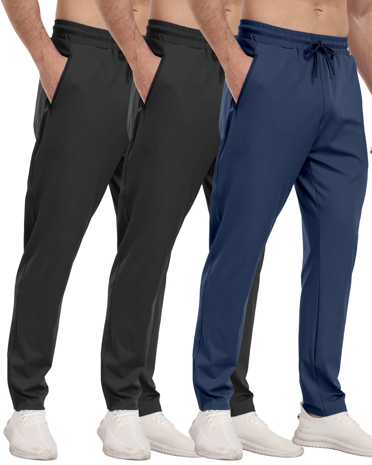 Men’s Zipper Pocket Athletic Joggers
