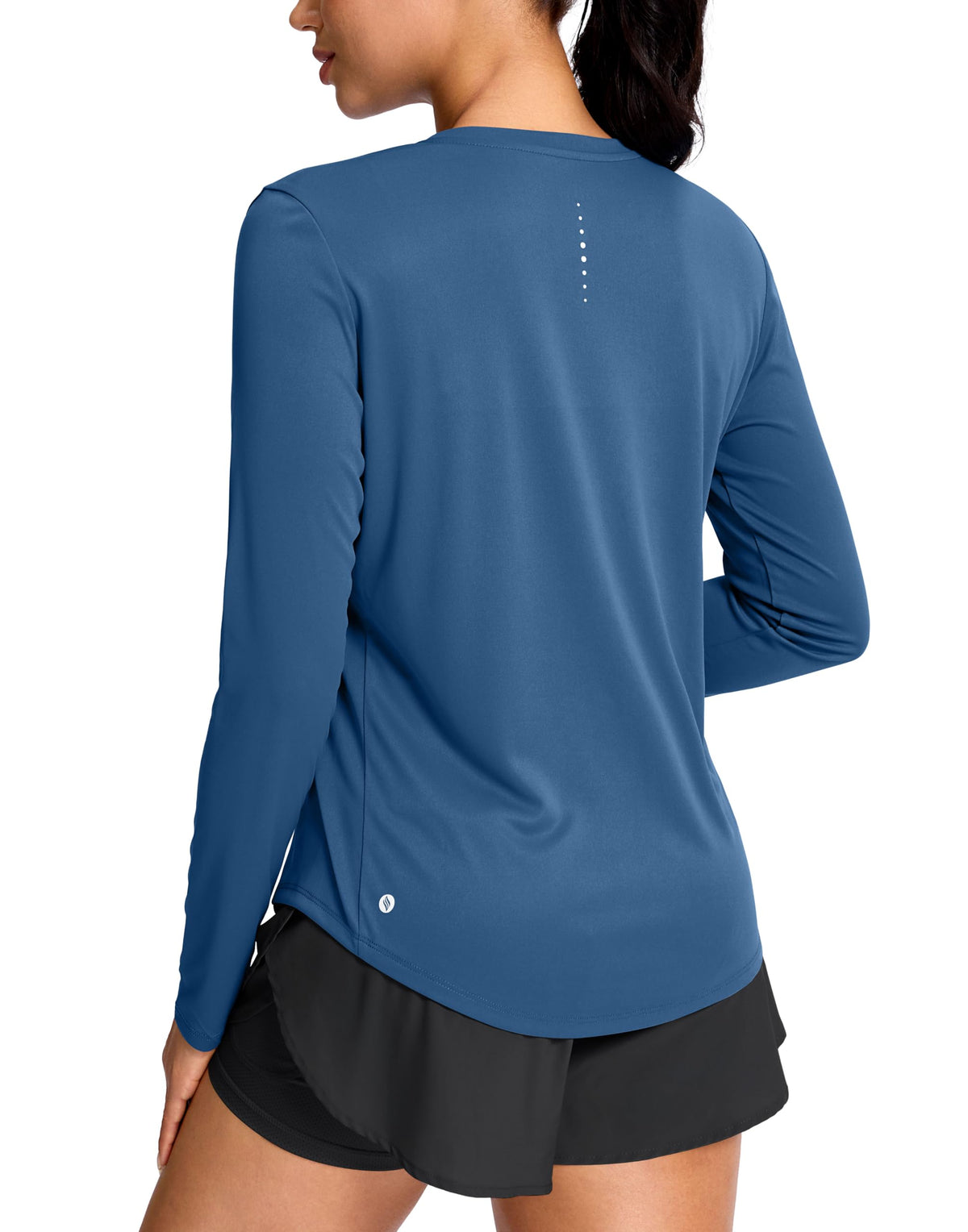 SANTINY Lightweight Long Sleeve Workout Tops for Women