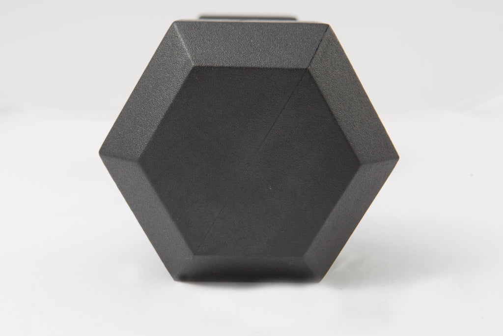 90LB Rubber Hex Dumbbell Set