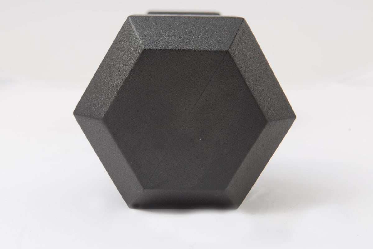 90LB Rubber Hex Dumbbell Set