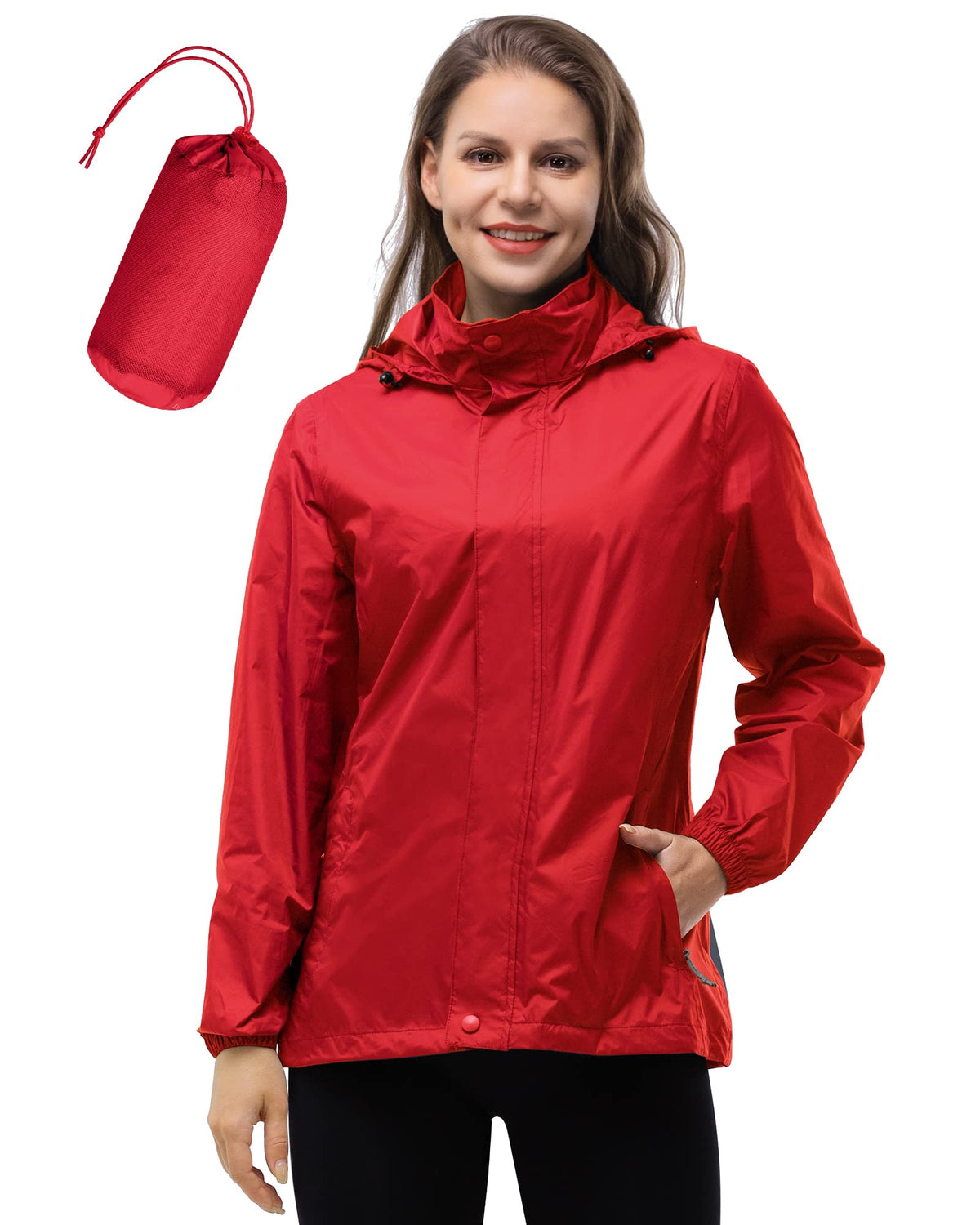 Women’s Packable Waterproof Rain Jacket