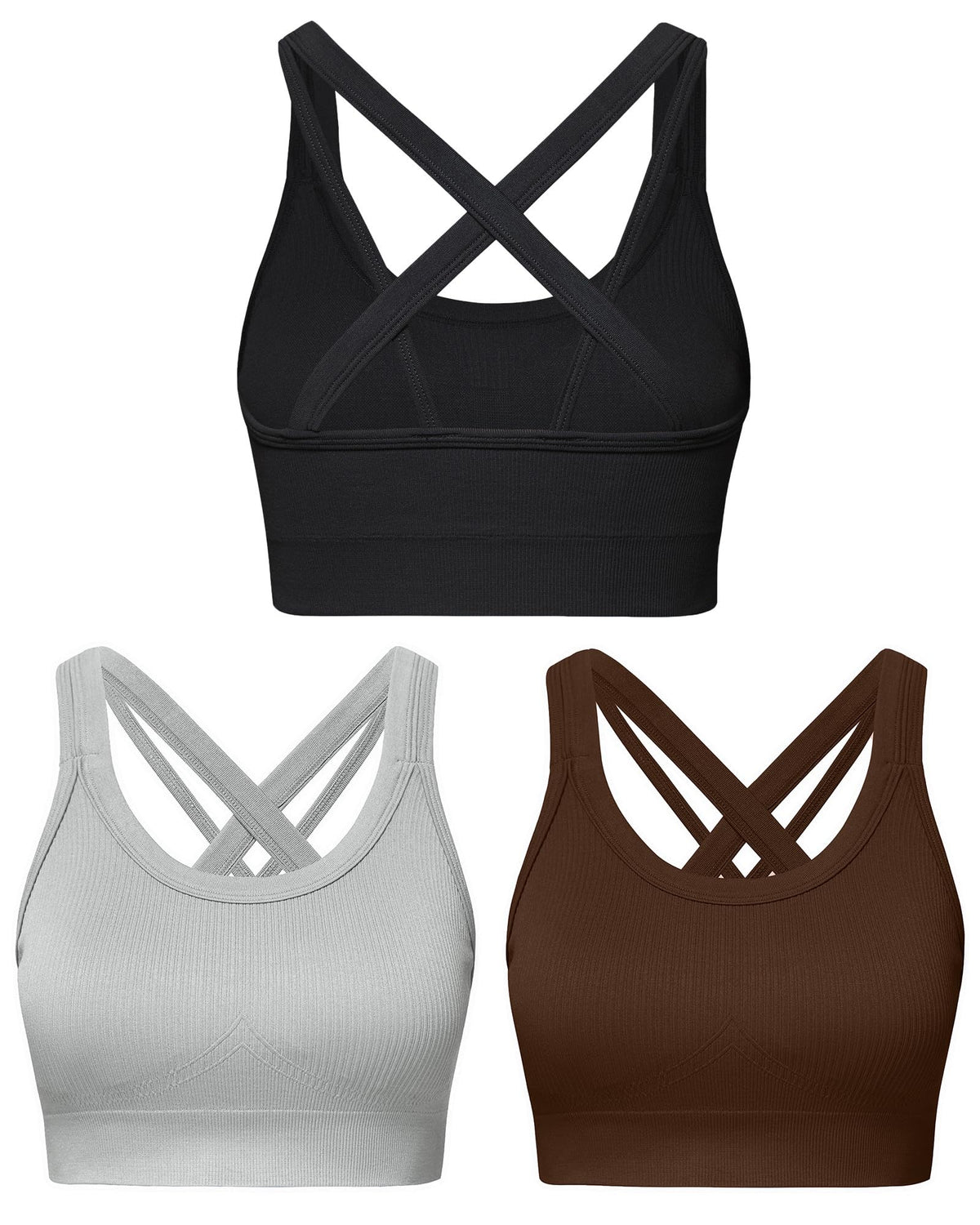 Women's High-Support Criss-Cross Sports Bra
