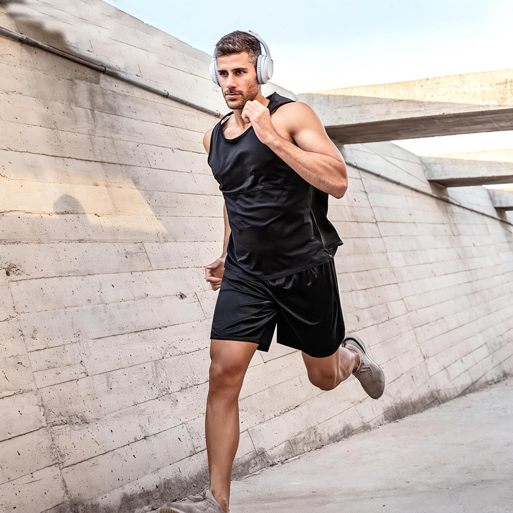 Profectors Men's Athletic Shorts with Pockets Activewear Workout