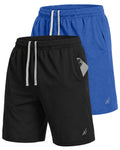 NY Threads Multipack Breathable Mesh Mens Athletic Shorts Loose-Fit Shorts