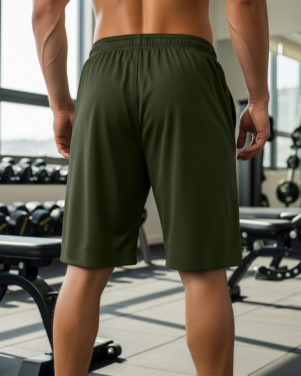 NY Threads Multipack Breathable Mesh Mens Athletic Shorts Loose-Fit Shorts